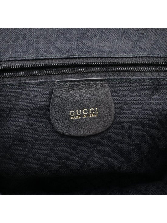 Gucci Backpack Bamboo 003 Black Leather main image 10